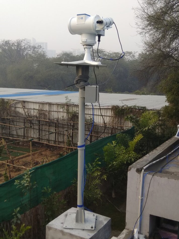 MS-321LR Sky Scanner installed on-site at The Energy and Resources Institute in New Delhi